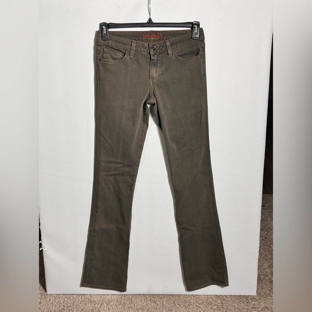 Marc Allison Low Rise Flare Brown Wash Jeans sz 27 Long